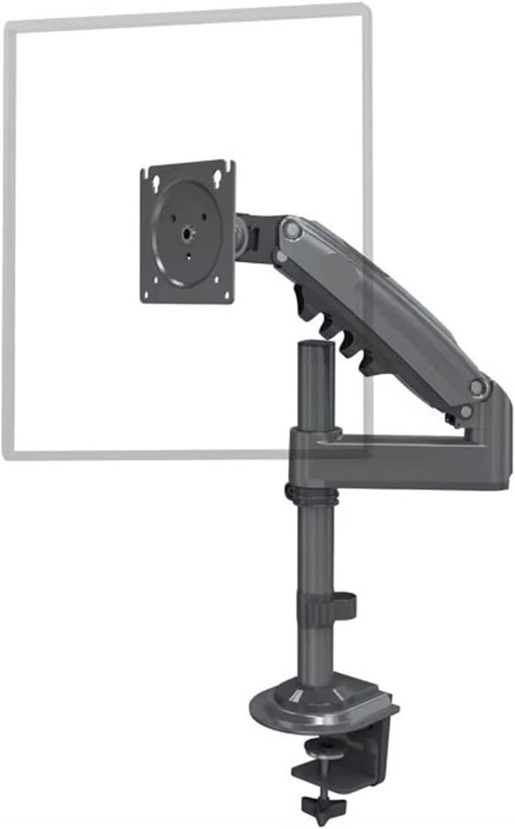 Monitor Arm - Bureauhouder - Ergonomisch Werken - Gasveer Verstelbaar - 22-35 Inch - Zwart