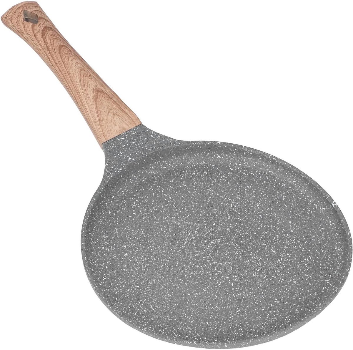 Koekenpan - Koekjespan - Ontbijt Maken - Antiaanbaklaag - 24 cm - Grijs