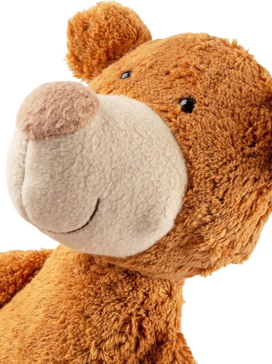 Knuffeldier beer - Pluche vriend - Knuffelen en spelen - Gemaakt van biologisch katoen - 41 cm - Bruin — afbeelding 2