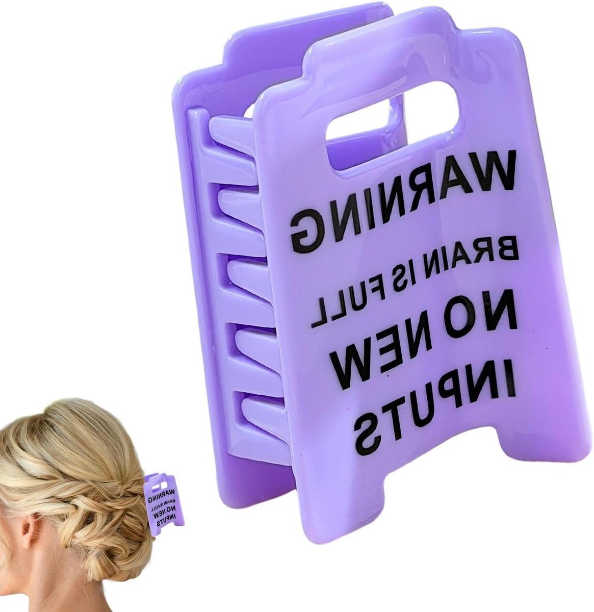 Haarklauw Clip - Statement Accessoire - Dagelijks Dragen - Duurzaam Acryl - 69 x 44 cm - Zwart