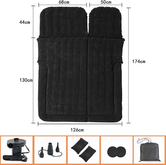 1 Stuks Opblaasbaar Autobed voor Jaecoo 7 J7 2025, Kofferbak en Achterbank Dubbel Gebruik Luchtmatras Comfortabel Camping — afbeelding 4