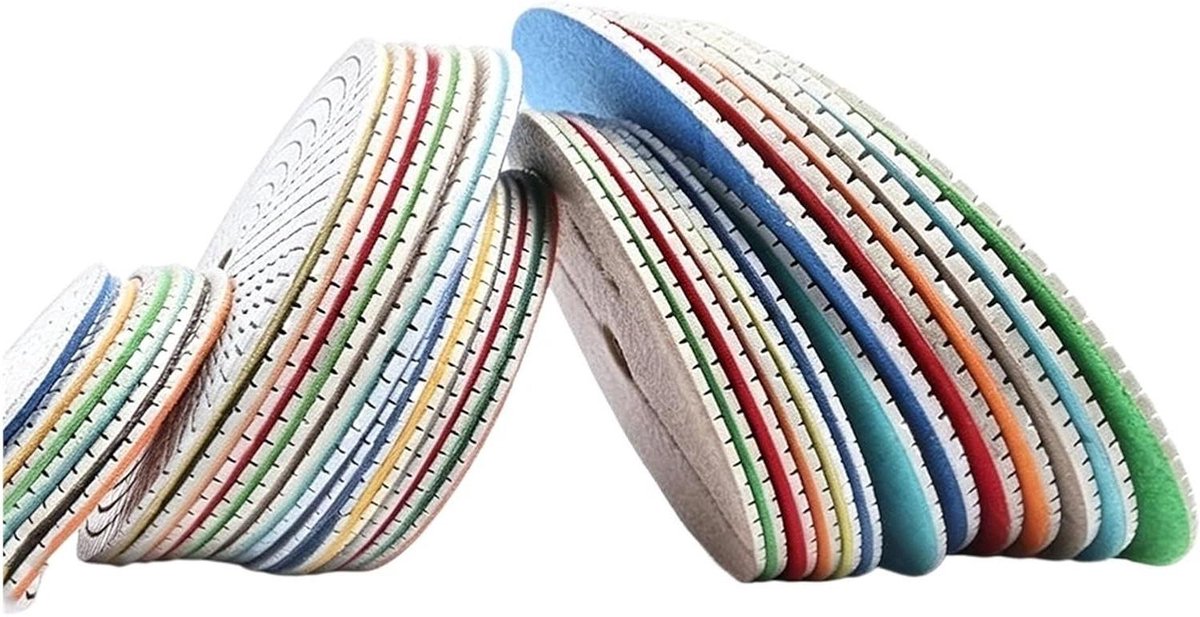 Polijstpads - Slijpschijven - Vloeren Bewerken - Nat Gebruik - 125mm 10 Stuks - Niet Gespecificeerd