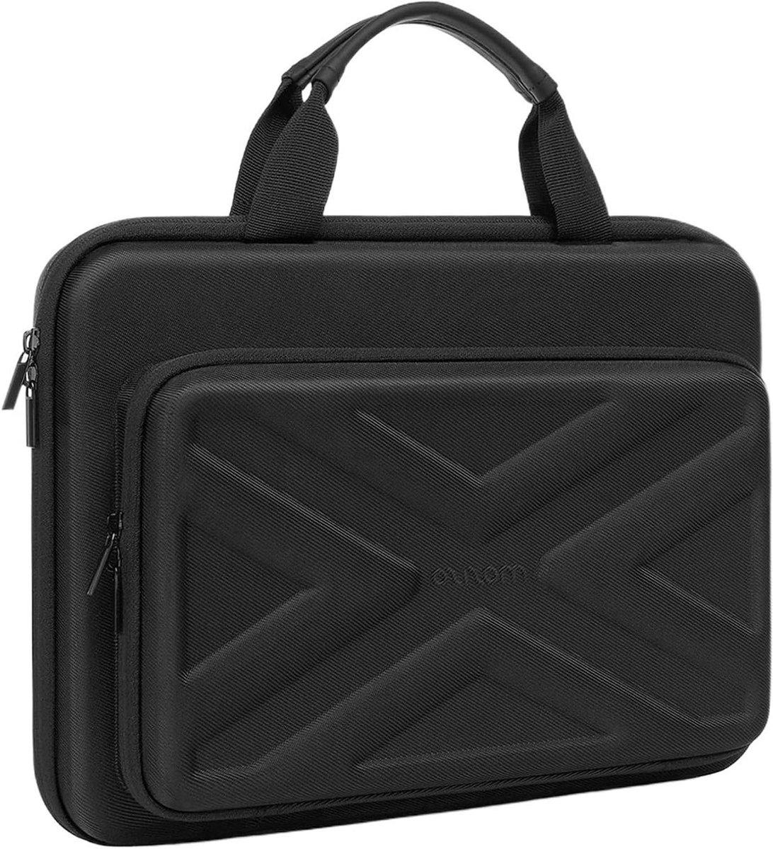 Laptoptas Beschermhoes - Notebook Tas - Veilig Transport - Harde Buitenkant - 13-17 Inch - Zwart