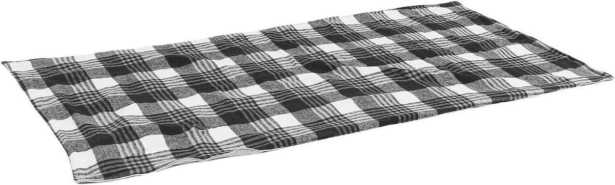 Verwarmde Deken - Elektrische Sjaal - Warm Blijven - 3 Warmte-instellingen - 143 x 72 cm - Zwart-wit Geruit