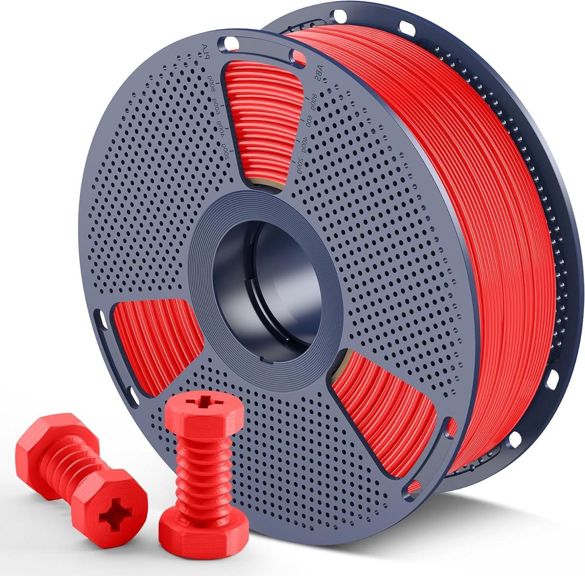 3D Printer Filament - ABS Draad - Snelle Prints - Hoge Hittebestendigheid - 175 mm 1KG - Rood