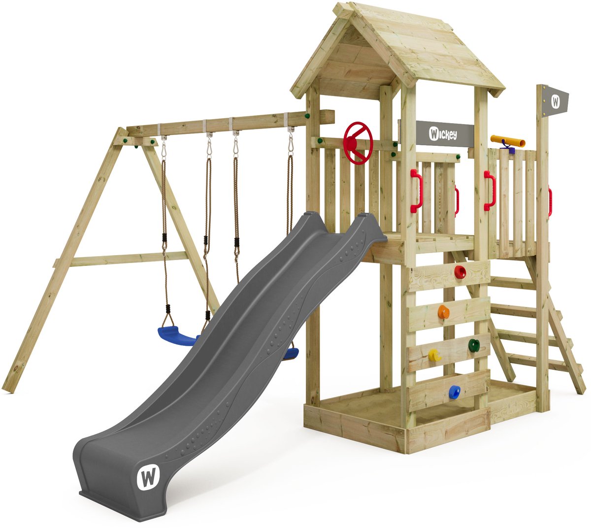 Wickey MultiFlyer Speeltoestel Houten Dak