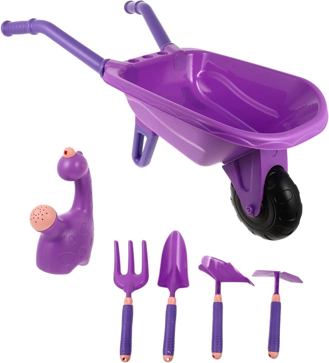 Kinder Tuinset - Tuin speelgoed - Buiten spelen - Stevige plastic onderdelen - Medium formaat - Diverse kleuren