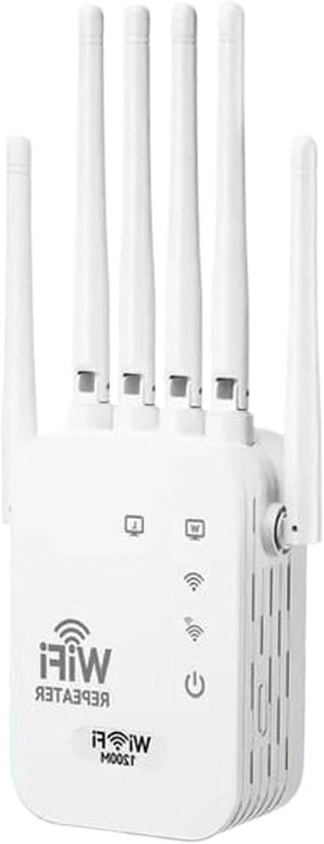 Internet Extender - Wifi Repeater - Netwerk Uitbreiden - Hoge Snelheid - 1115 m² Bereik - Wit