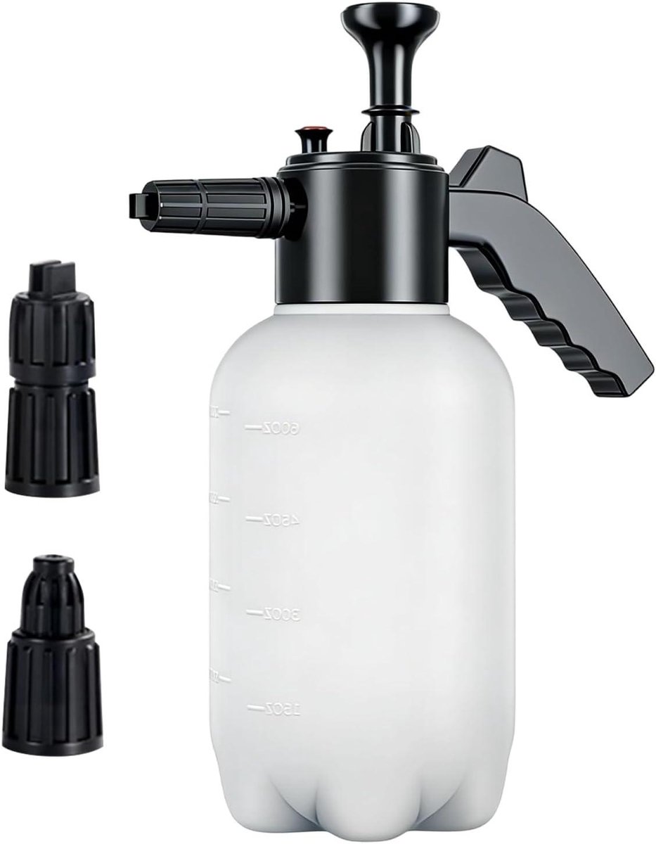 Schuimspuit Auto - Foamer Sprayer - Voertuigen Reinigen - Verstelbare Nozzles - 35.5 x 21.7 x 16.4 cm - Wit/Zwart