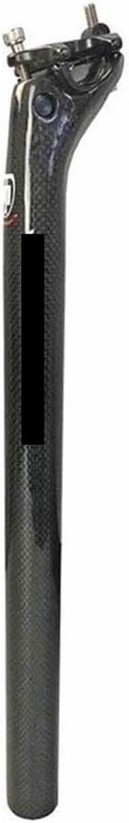 Fietsonderdeel - Zadelpen - Comfortabel Fietsen - Schokabsorberend Ontwerp - 27.2/30.8/31.6mm - Mat Zwart