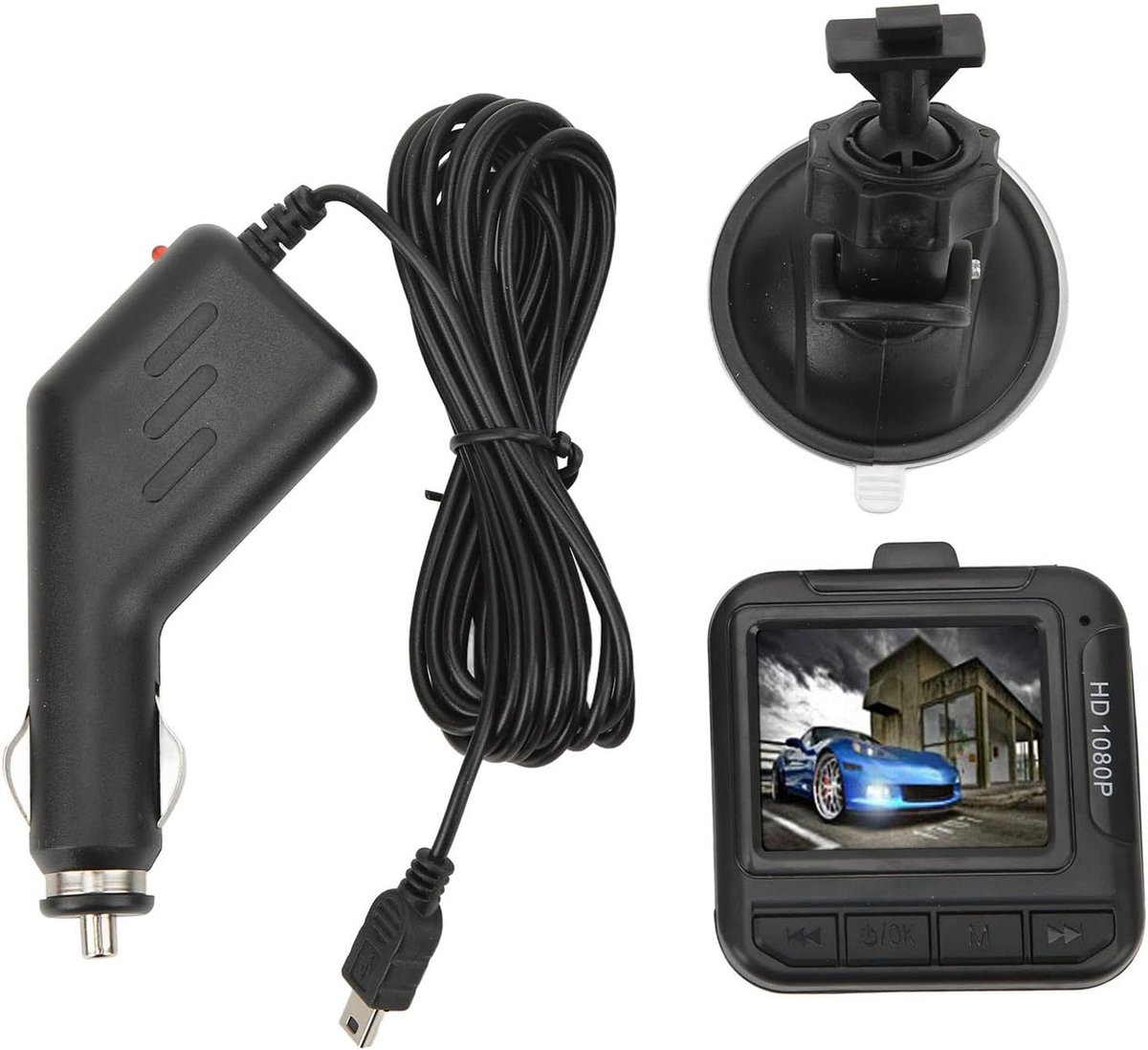 Dash Cam - Autorijrecorder - Veilig Rijden - Bewegingsdetectie - 16 Inch Scherm - Zwart – foto 6