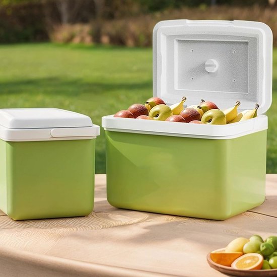 IJskoeler - Koelbox - Buitenavonturen - Lekvrij Ontwerp - 10 Liter - Groen — afbeelding 3