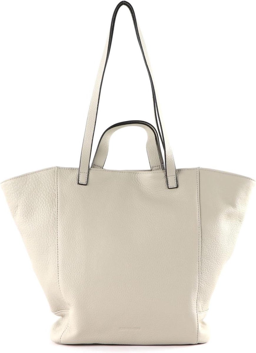 Shopper Tas Leer - Dames Handtas - Dagelijks Gebruik - Verstelbare Banden - 42 cm - Cool Stone