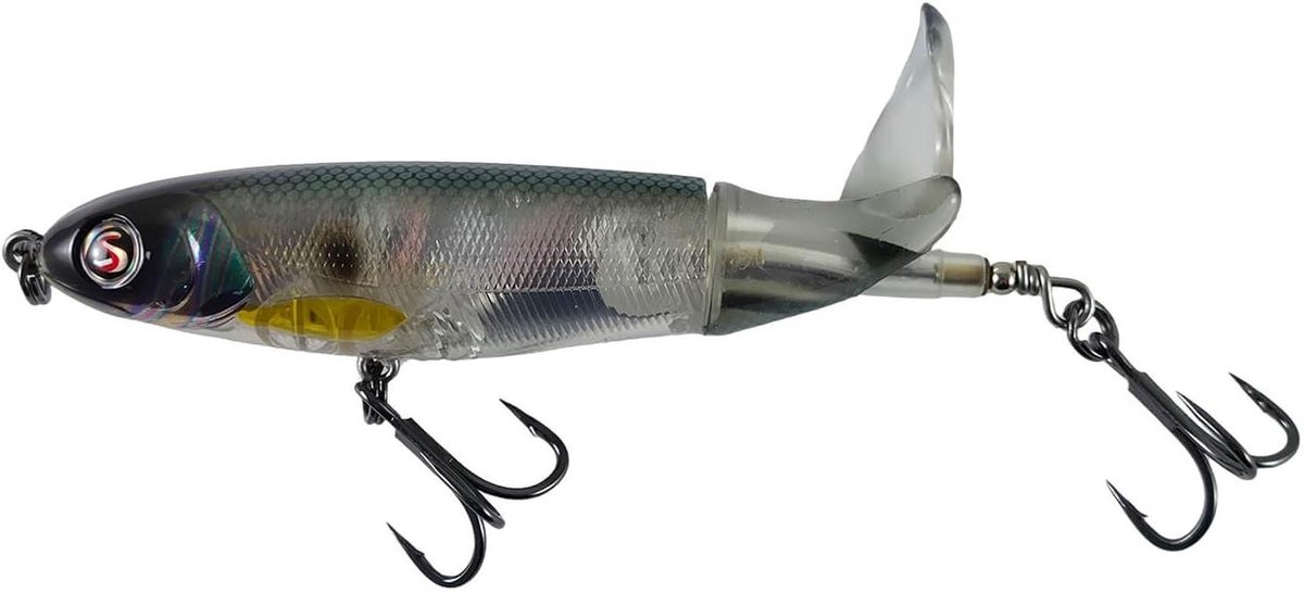 Oppervlakteaas Wobbler - Vis Aas - Roofvis Vangen - Uniek Geluid - 13 cm - Abalone Shad