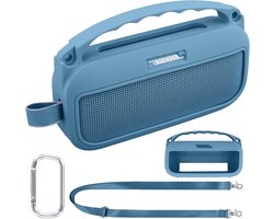 Draagbare Ultralichte Silicone Beschermhoes voor Bose SoundLink Flex 2 Speaker met Karabiner en Schouderband, Ideaal voor Reizen en Bescherming