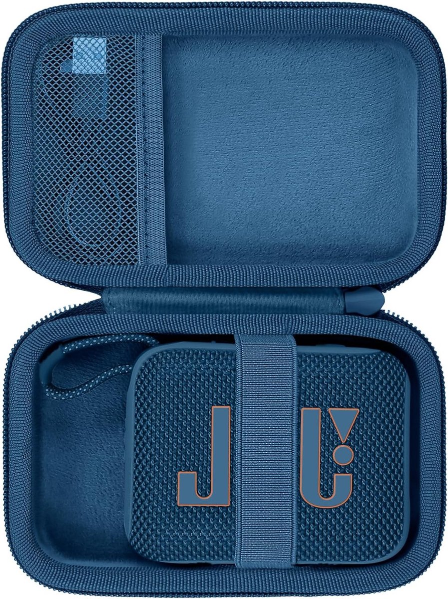 Hard Carrying Case voor JBL GO 4 en GO 3 - Beschermhoes voor Draagbare Bluetooth Speaker, Zwart, Reisopbergtas