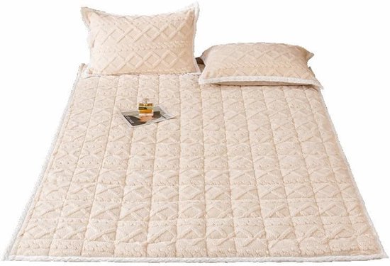 Japanse Futon Matras - Gast Matras - Comfortabel Slapen - Verdikt Pluche Materiaal - 120 x 200 cm - Grijs — afbeelding 5
