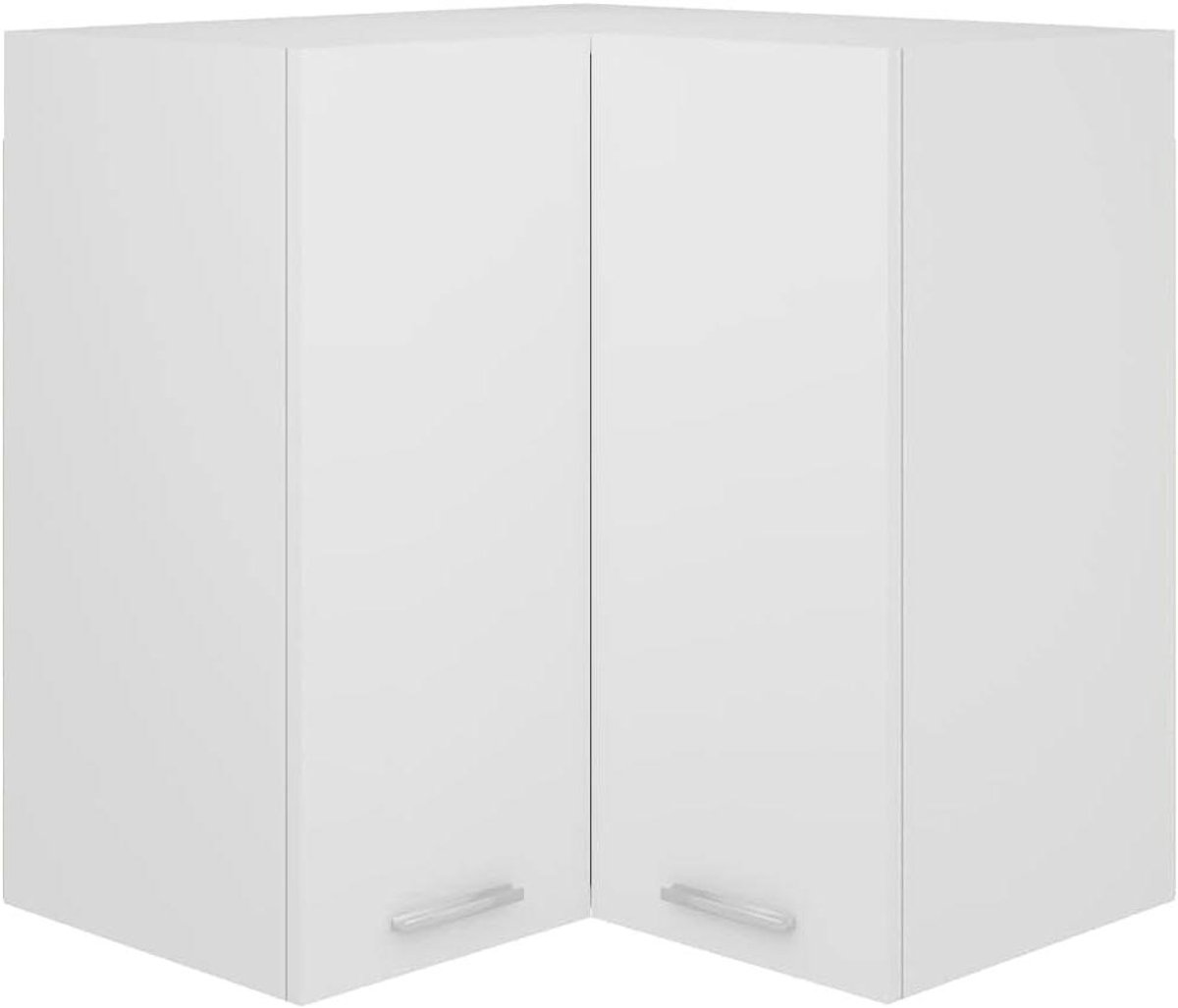 Hoekkast Wit - Opbergkast Keuken - Keuken Organiseren - Twee Deuren - 57x57x60 cm - Wit
