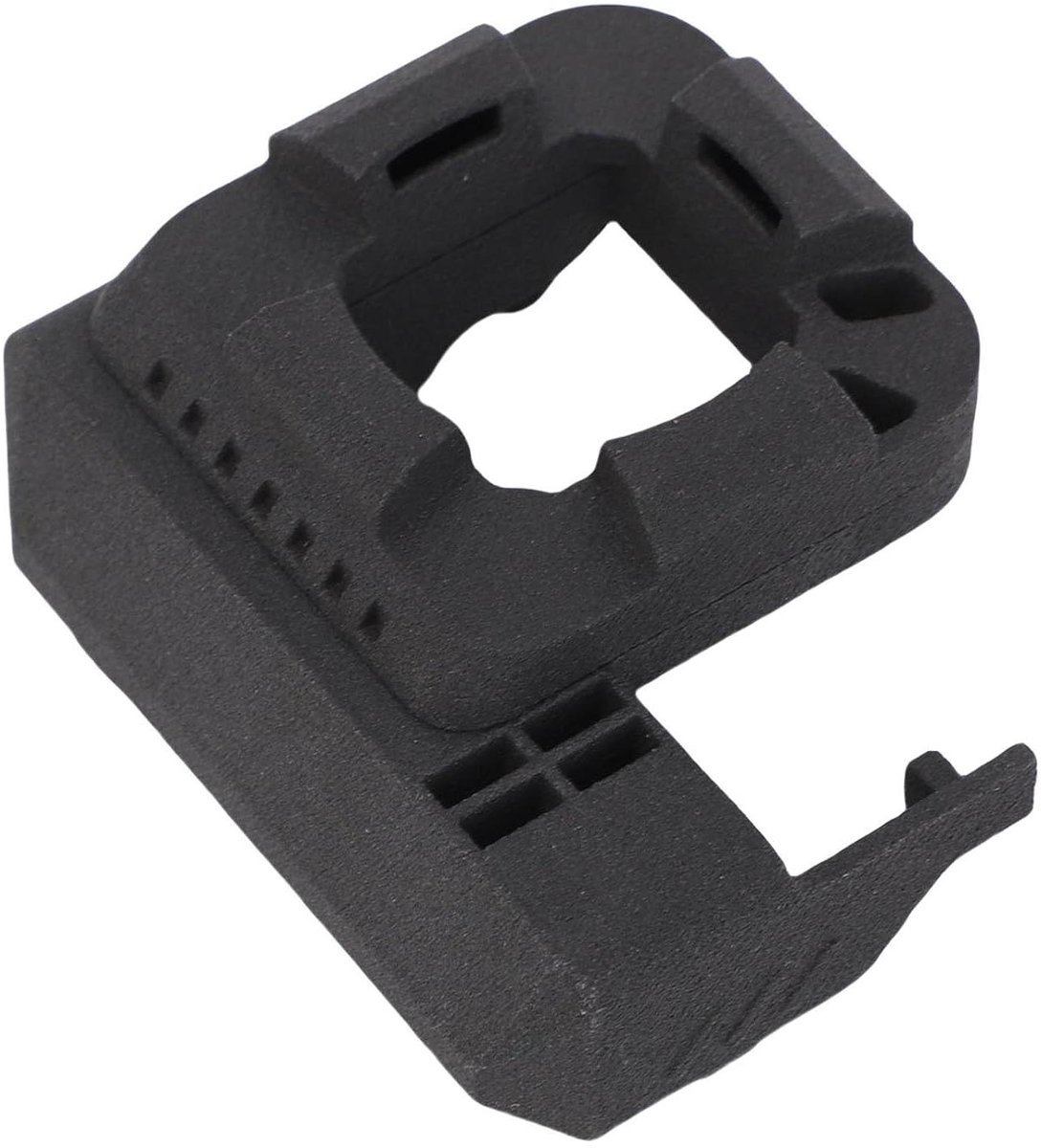 3D-printer Koelkanaal - Ventilatorkanaal - Efficiënte Koeling - Groot Luchtvolume - 10x6x3 cm - Zwart