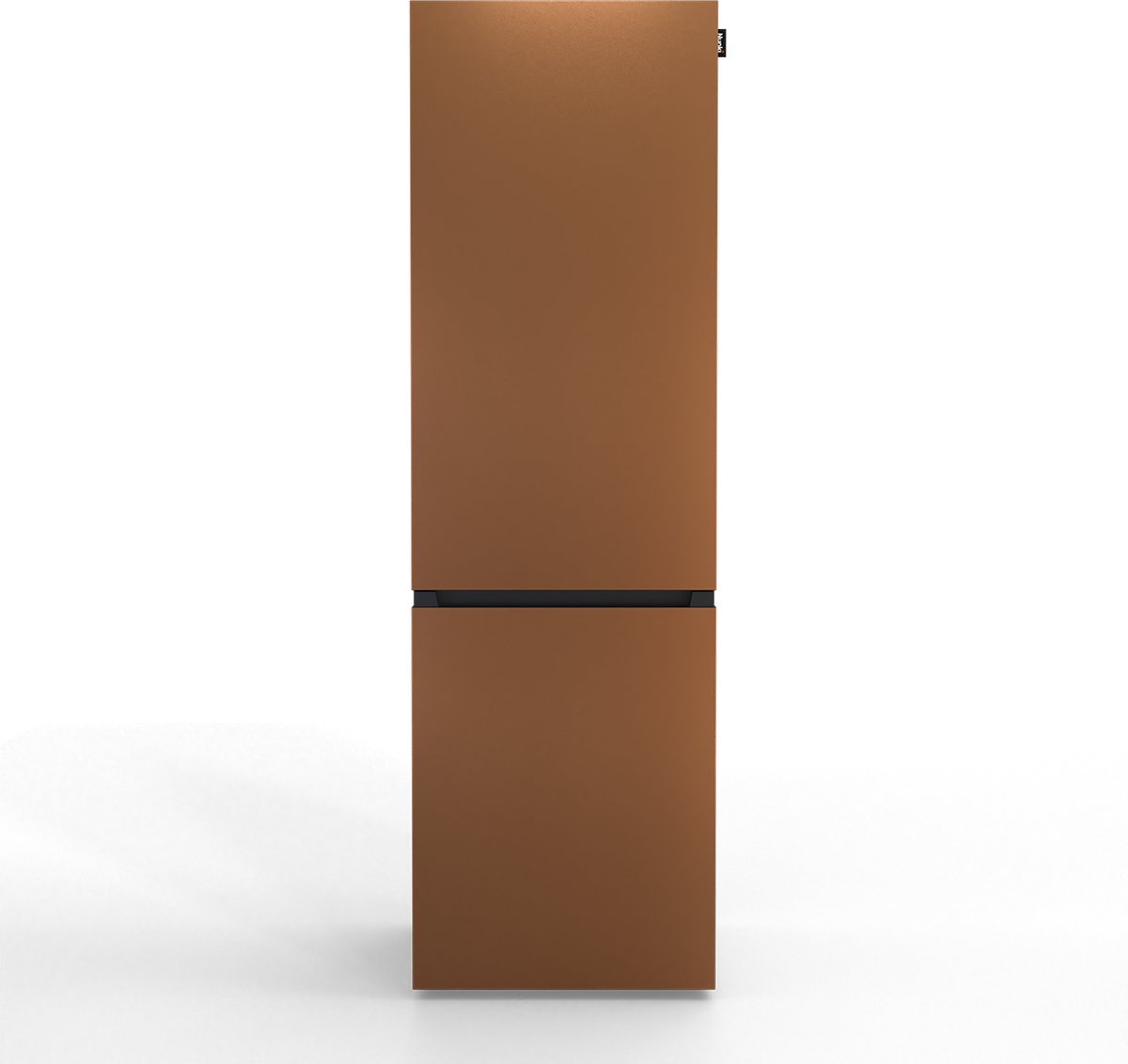NUNKI LARGECOMBI-FBRO / Combi Bottom Koelkast, E, 198+71l, Mat Brown Metallic (Front only)