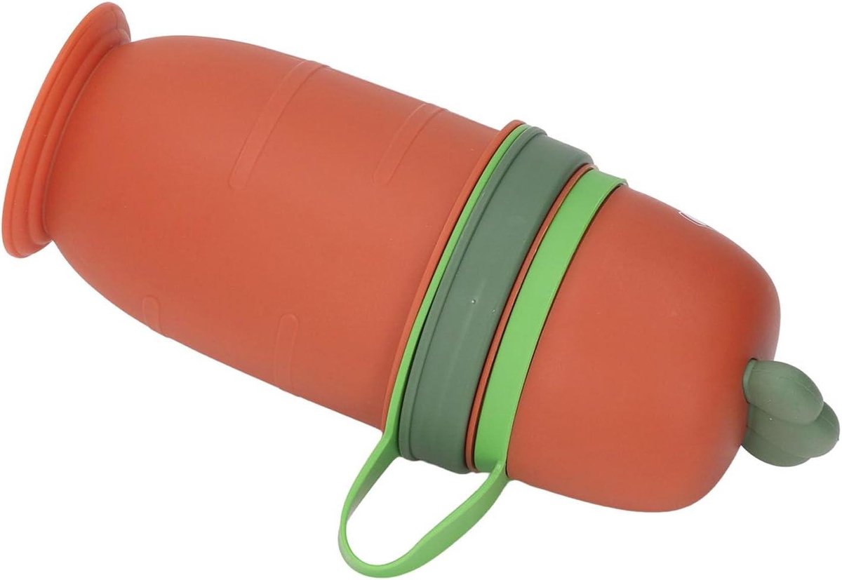 Kinderen Urinoir Fles - Reispotje Noodtoilet - Onderweg Gebruik - Lekvrij Ontwerp - 18 x 10 x 9 cm - Rood
