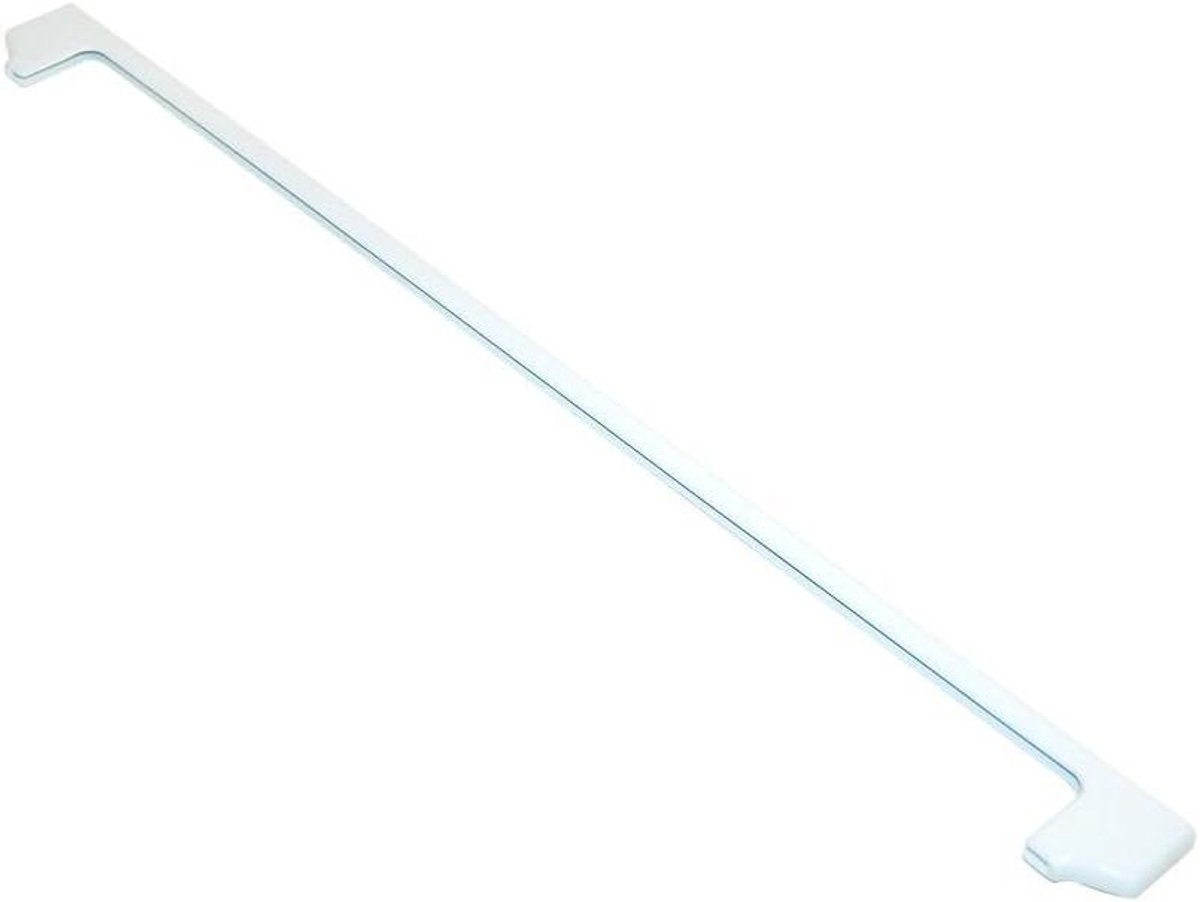 Glazen Plank - Koelkastplank Glas - Koelkast Organisatie - Voorrand Model - 455mm - Transparant