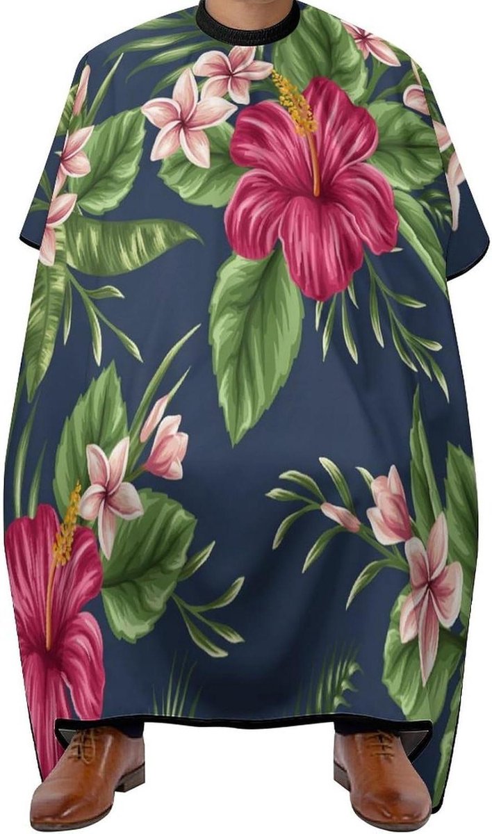 Kappersjurk Sneldrogend - Kapmantel Haar Snijden - Bescherming Kapper - Regelbare Halslijn - Standaard Maat - Pinguïn Print