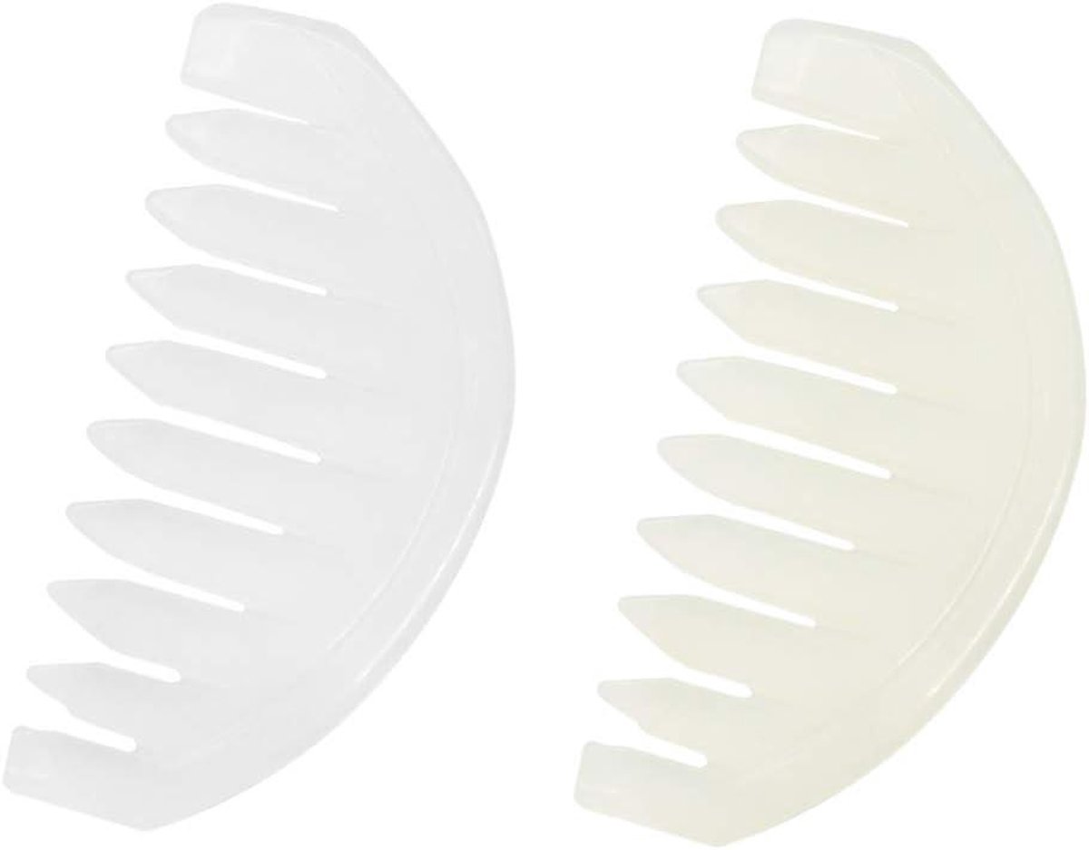 Jade Massage Kam - Gua Sha Tool - Hoofd Huid Massage - Natuurlijke Jade Steen - 2 Stuks - Groen
