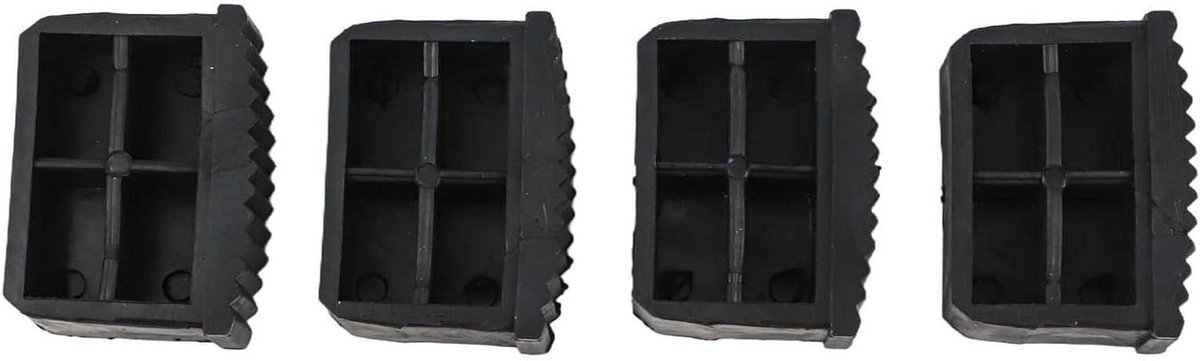 Antislip Ladder Voeten - Ladder Stabilisatoren - Verbeterde Stabiliteit - Robuust Rubber Materiaal - 4 Stuks - Zwart