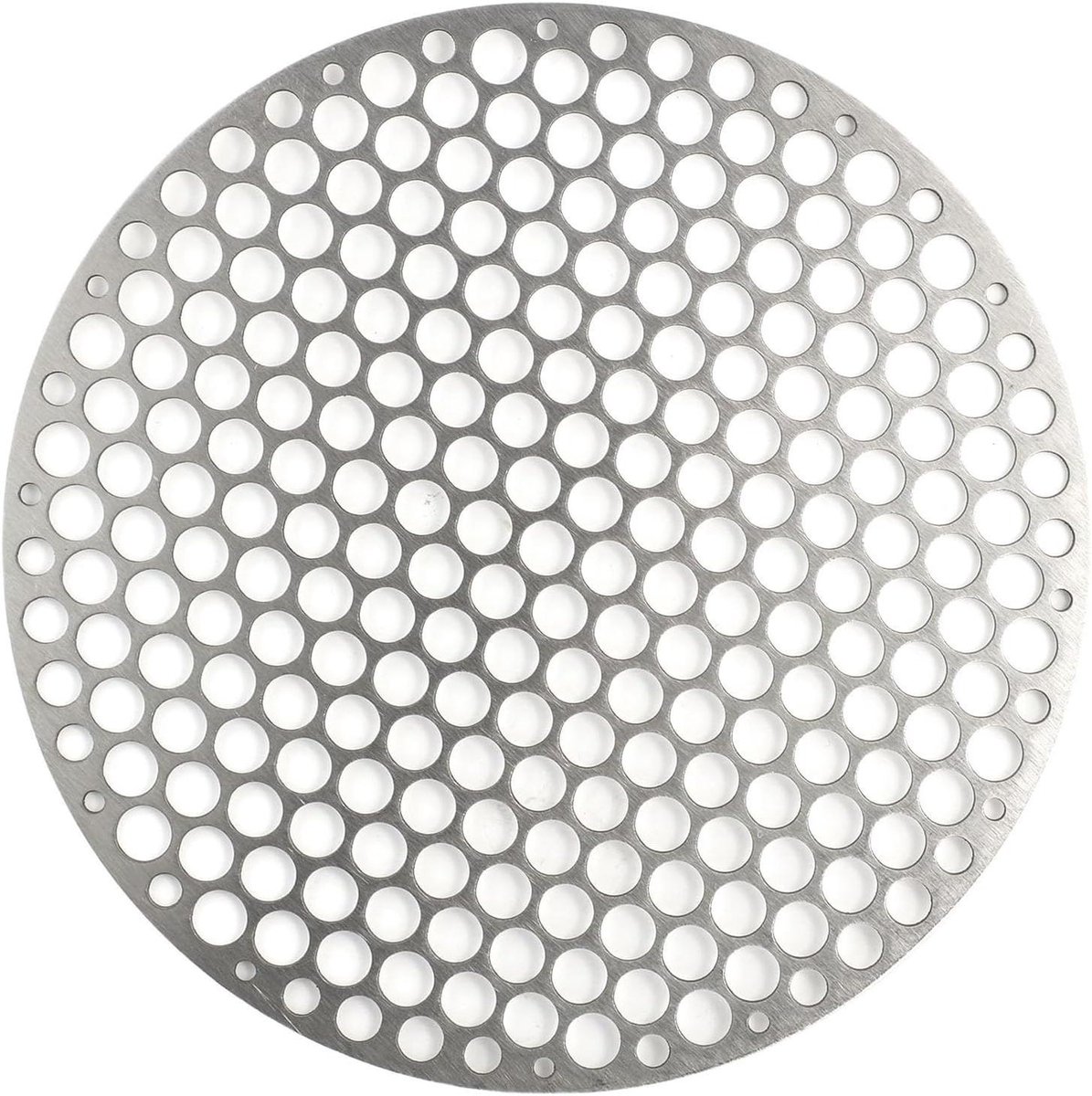 Rond Grill Net BBQ Mat Buiten Koken Herbruikbaar Ontwerp 20 CM Zilver