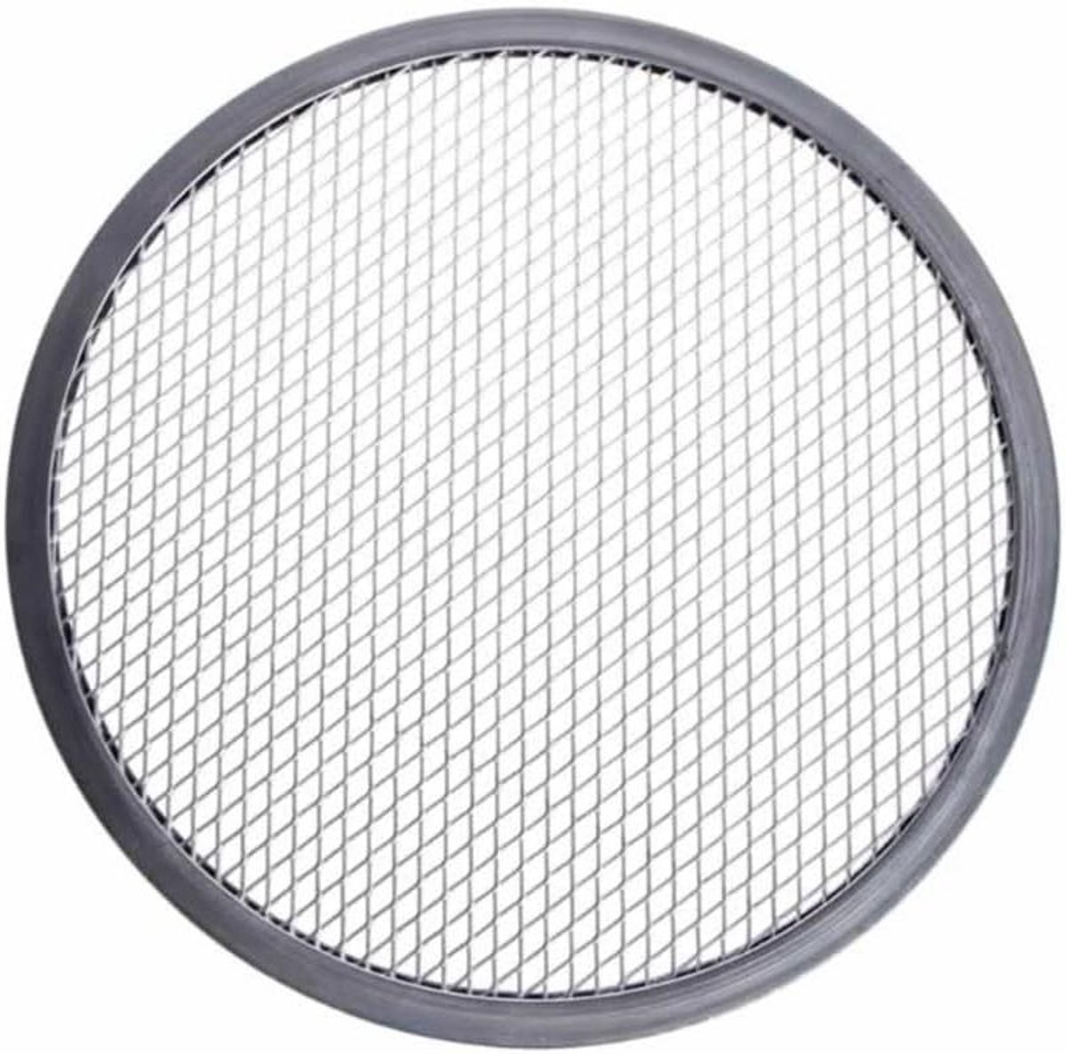 Pizza Bakplaat - Baknet - Crispy Bodem - Gelijkmatige Hitte - 30 cm - Zilverkleurig