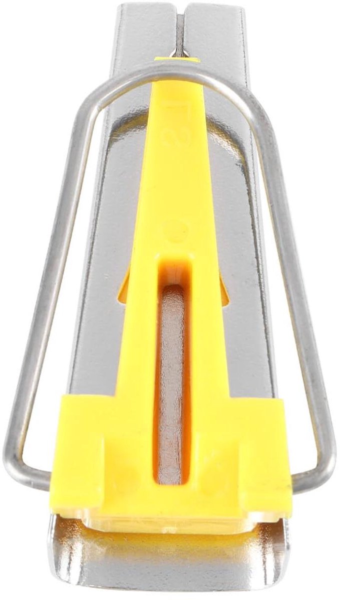Biaisband Maker - Strook Gereedschap - Quilten en Naaien - Automatisch Vouwen - Medium - Geel