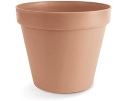Bloempot Imitatie Klei - Plantenbak Groot - Buiten Planten - Lichtgewicht Duurzaam - 130x110 cm - Terracotta