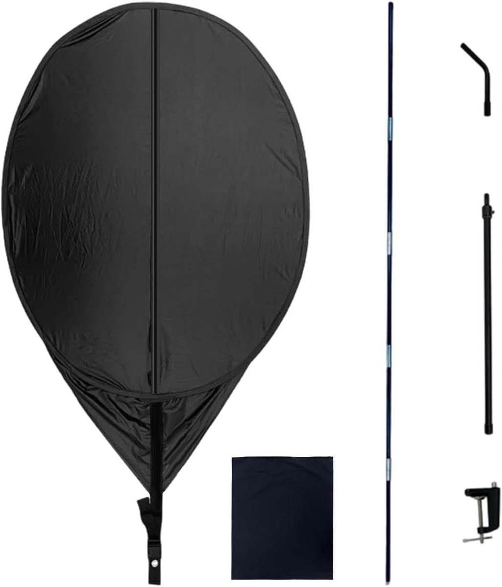Monitor Lichtblokker - Zichtscherm Bureau - Ononderbroken Concentratie - Matte Anti-reflectie Stof - 67 x 268 x 67 cm