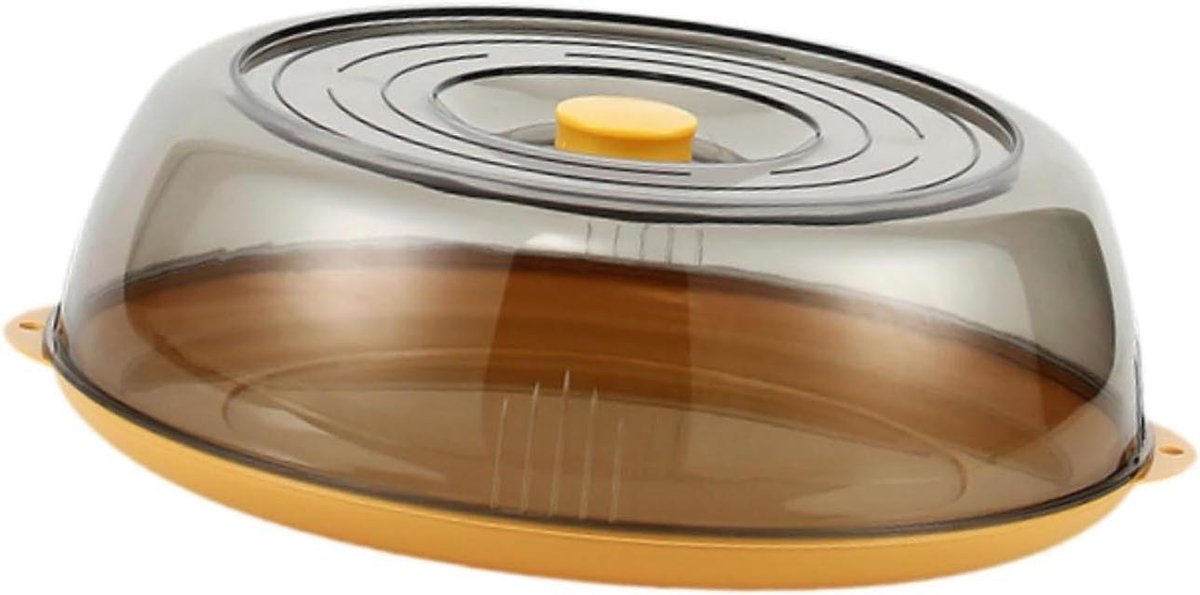 Magnetron Deksel - Voedseldeksel - Eten Opwarmen - Met Handvat - 28 cm Diameter - Transparant