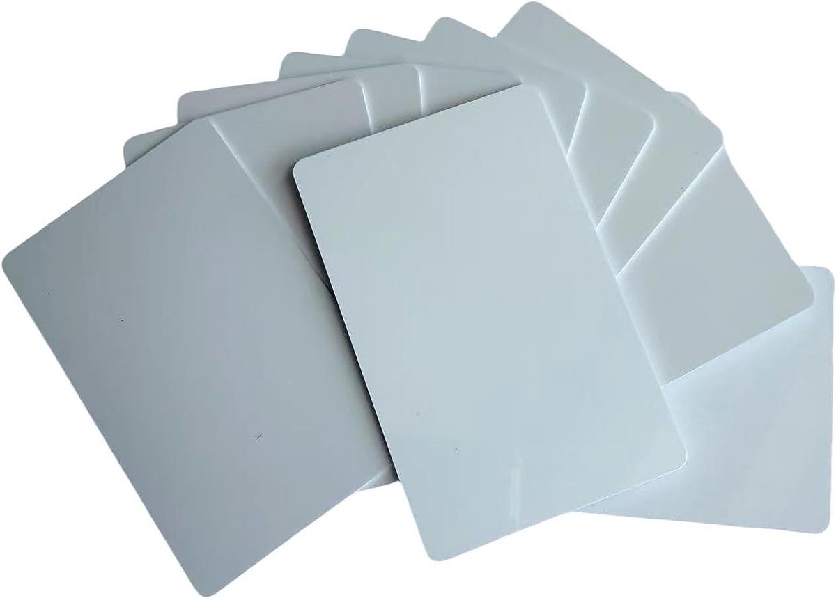 NFC Kaarten - Contactloze Kaarten - Toegang Beheer - Ultralight EV1 Chip - 10 Stuks - Wit