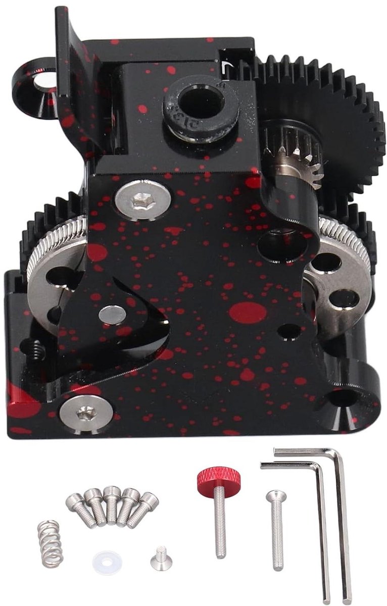 3D Printer Extruder - Dubbele Tandwiel - Precisie Printen - Volledig Metalen - 1.75 mm Filament - Metaal