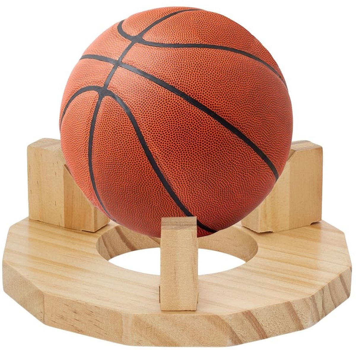 Dailygoods - Houten Balhouder voor Sportballen Display