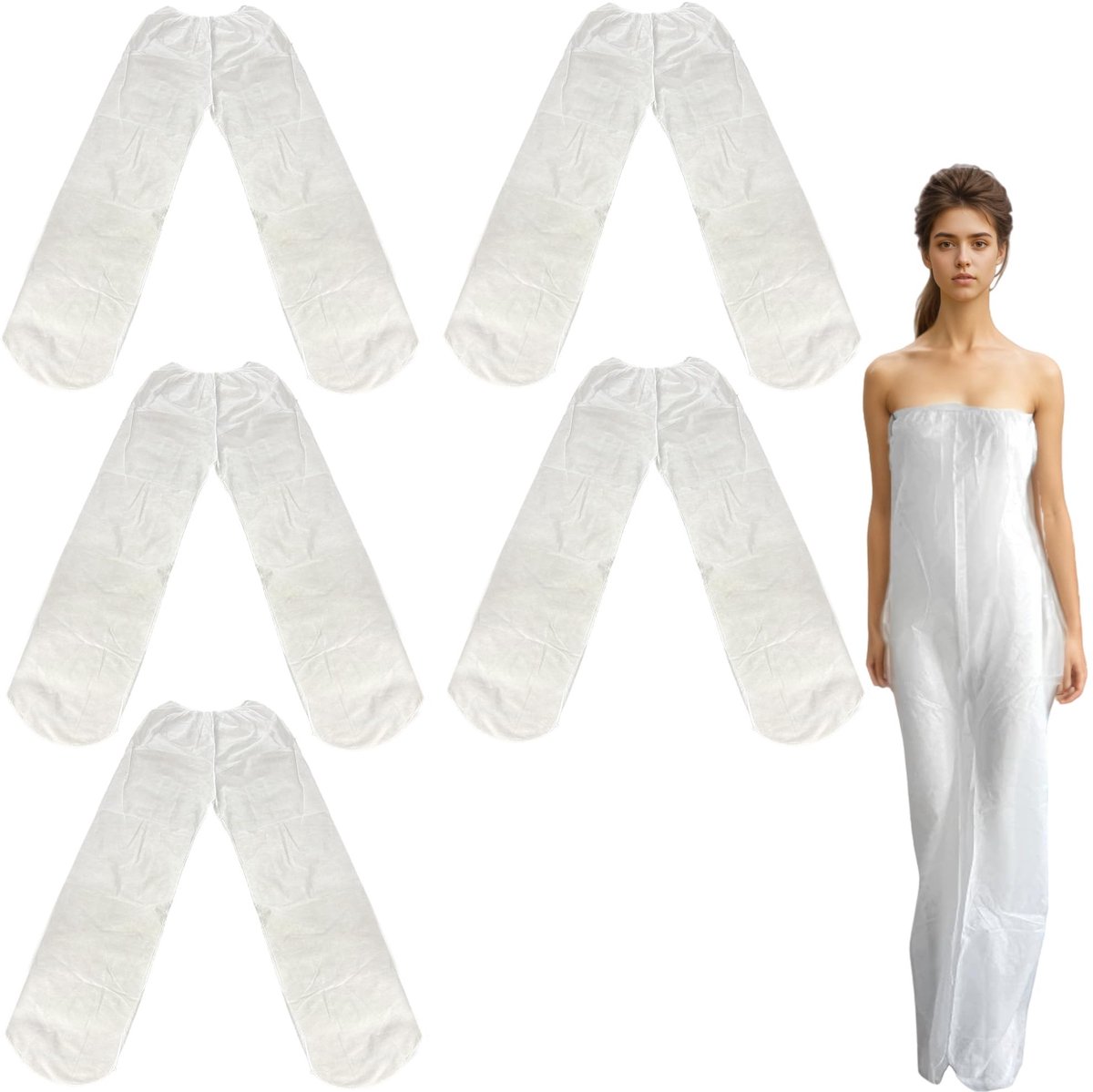Dailygoods - Infrarood Saunadeken Set van 5 voor Lymfedrainage en Yoga