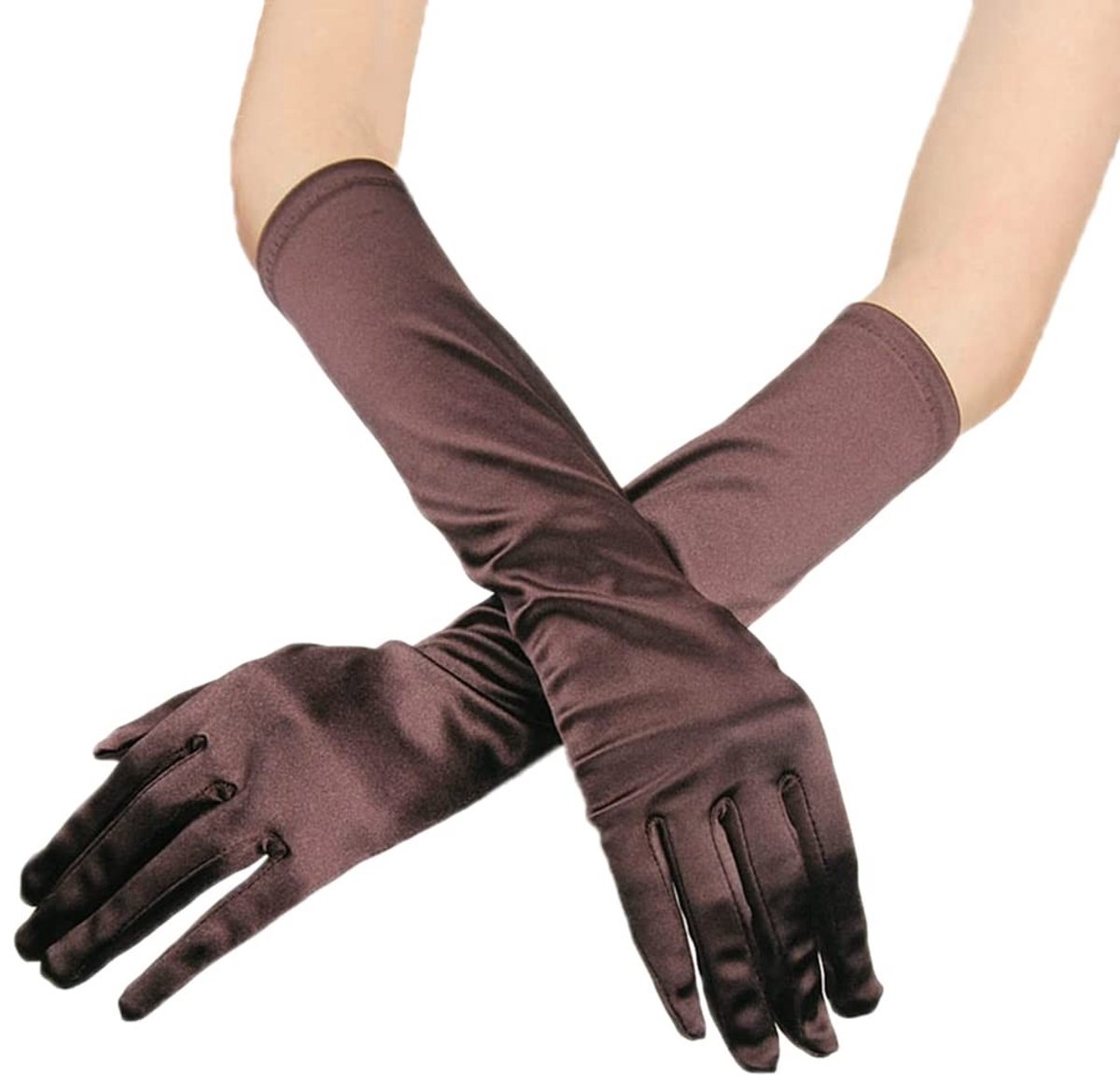 Dailygoods - Dailygoody - Klassieke dameshandschoenen - Avondhandschoenen - Elegante jaren 20-stijl - Keuze uit 23 kleuren - Bruiloftshandschoenen - Geschikt voor