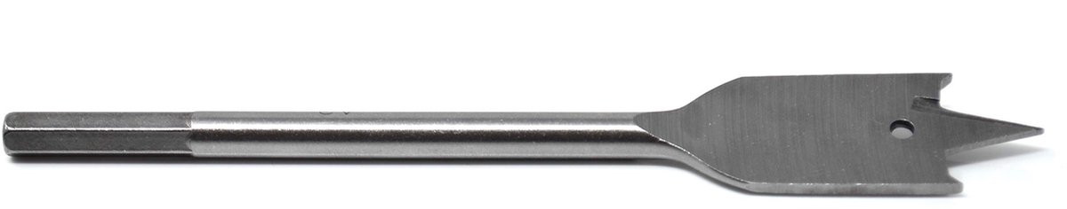 Dailygoods - Dailygoody - Platte freesboor - Vlakke freesboor - Zeshoekige schacht - Ø 20 mm - Perfect voor houtbewerking - Geschikt voor volwassenen - Totale leng