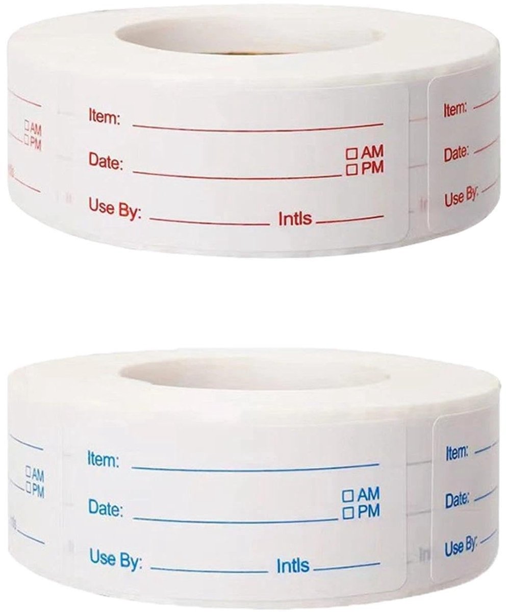 Dailygoods - Set van 2 Voedseletiketten voor Containers en Glazen