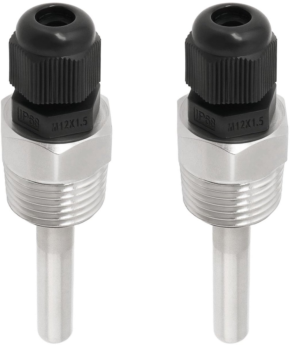 Dailygoods - Thermowell voor Temperatuursensor G1/2 inch van 304 Roestvrij Staal