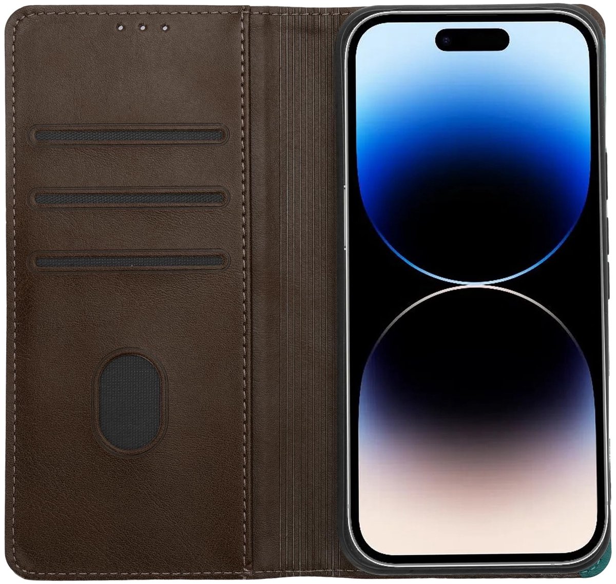 Dailygoods - Bookstyle Telefoonhoes met Kaartsleuven voor Google Pixel 9/9pro