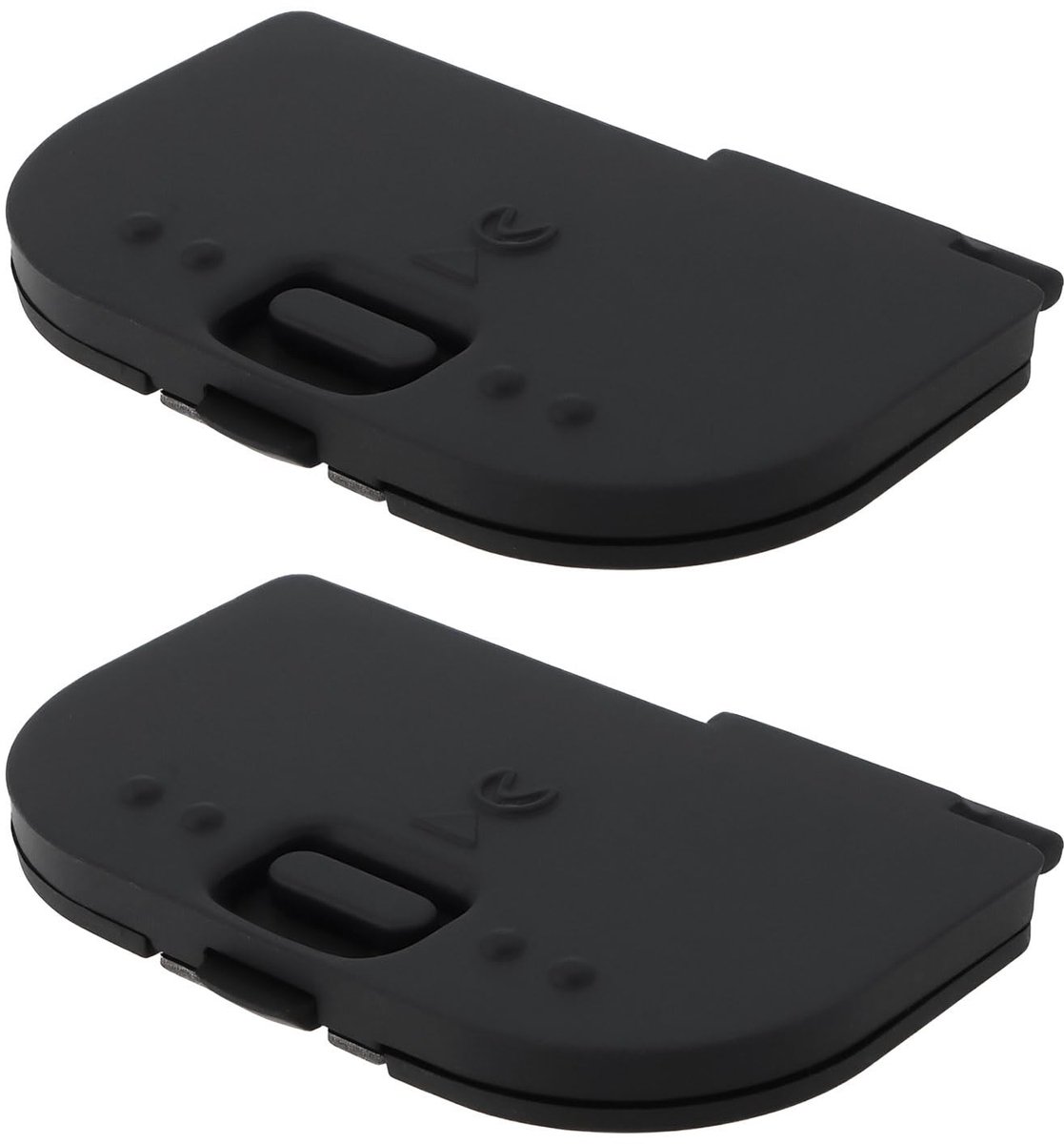 Dailygoods - 2 Stuks Batterij Deurafdekking Compatibel met Camera's