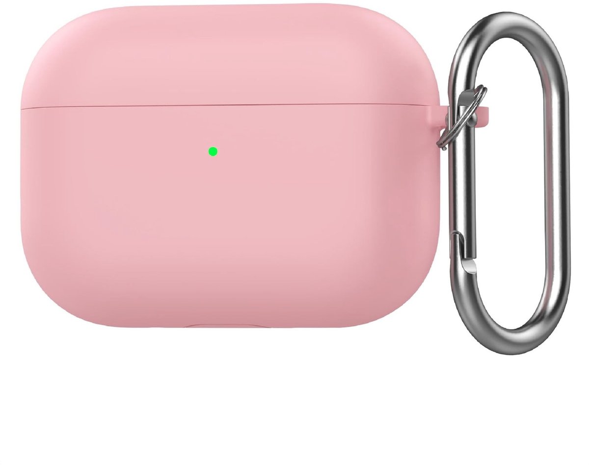 Dailygoods - Roze Siliconen Beschermhoes voor Airpods Pro 3 2025