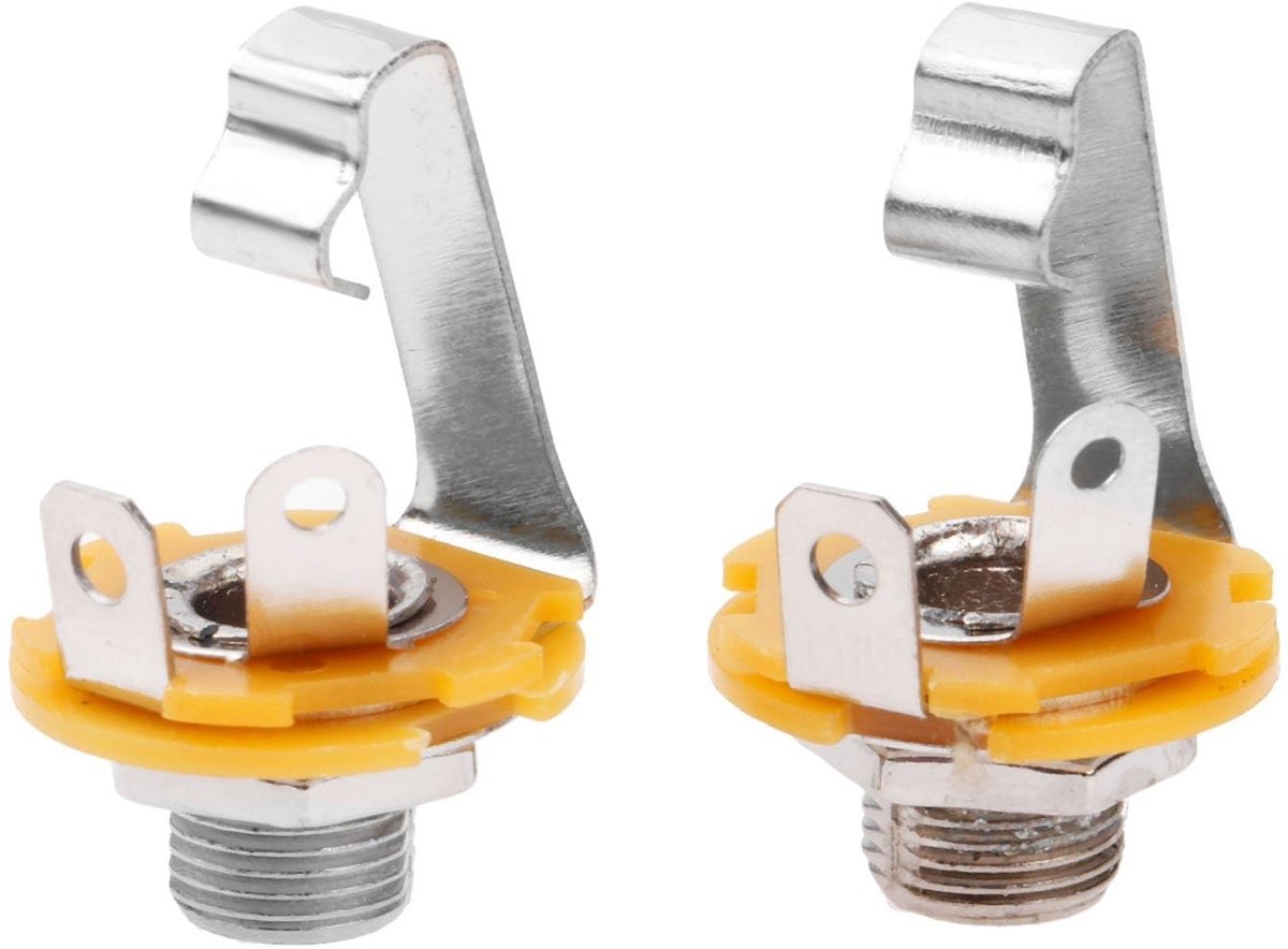 Dailygoods - Set van 2 Mono-Jack Gitaarschijven voor Gitaar