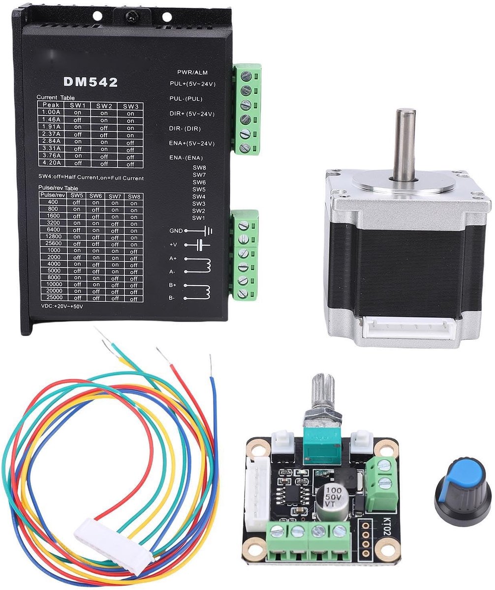Dailygoods - NEMA 23 Stepper Motor Kit met DM542 Microstep Driver