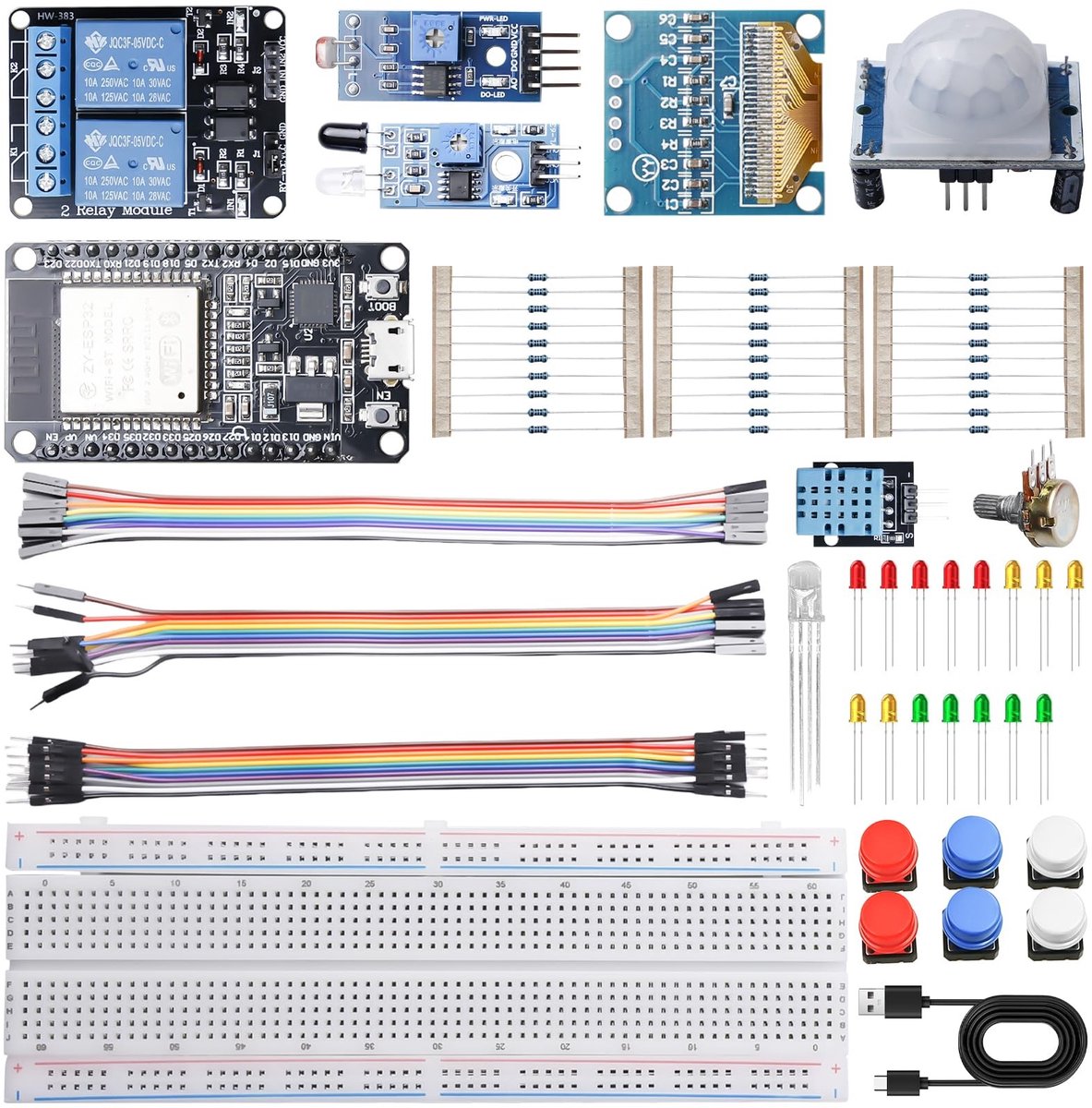 Dailygoods - Starterset voor WiFi IOT ESP32 Ontwikkelingskaart