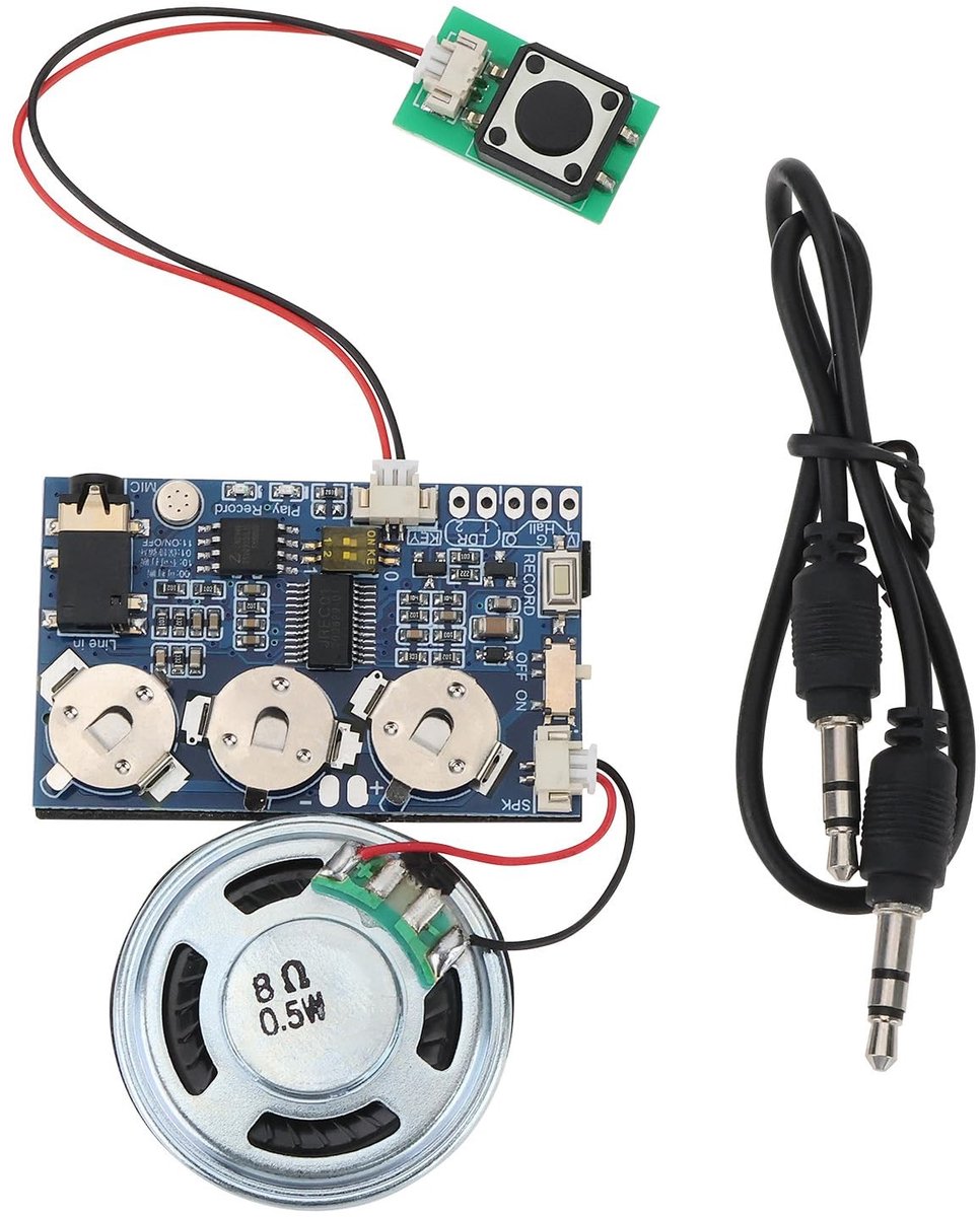 Dailygoods - Opneembare Voice Module met 17 Minuten Opnametijd